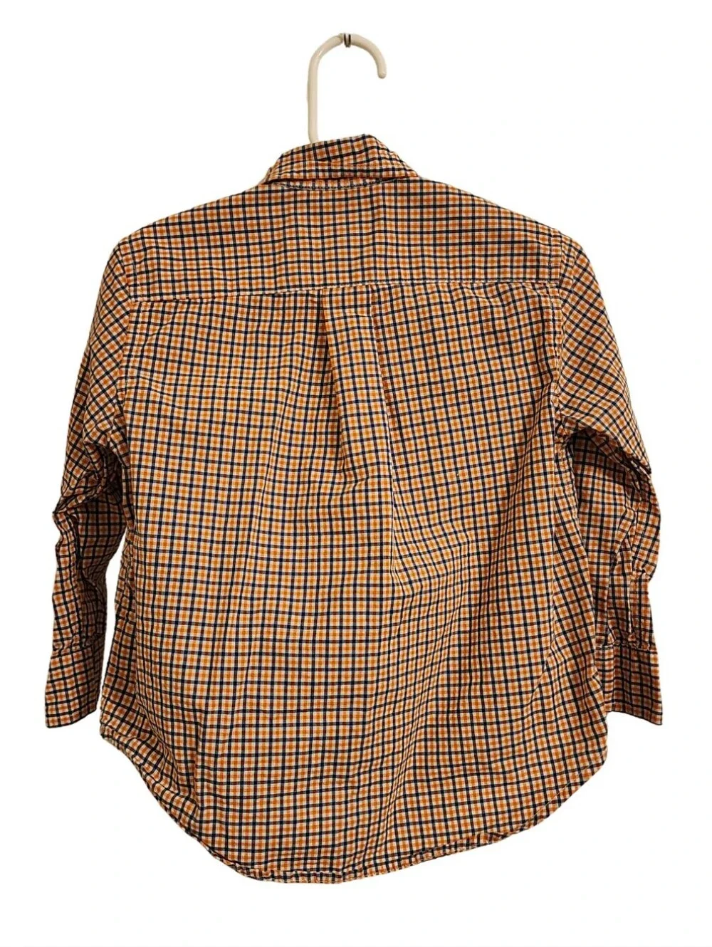 Ralph Lauren Boys 2T Blue Plaid Long Sleeve Button Down